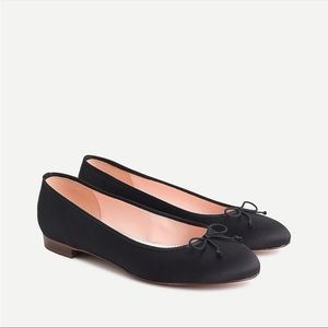 J Crew Kiki ballet flat in satin